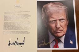 Posebno sporočilo Trumpa in Melanie za Slovence