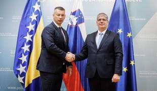 Poklukar ob obisku ministra za varnost BiH pozval k podpisu dogovora s Frontexom