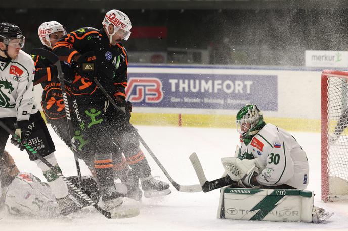 Graz 99ers : Hk Olimpija, Luka Kolin | Olimpija gostuje v Gradcu, vrata zmajev brani Luka Kolin. | Foto Werner Krainbucher