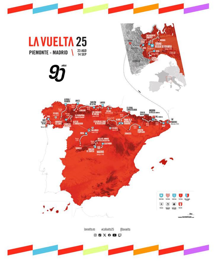 Vuelta 2025 | Foto: zajem zaslona