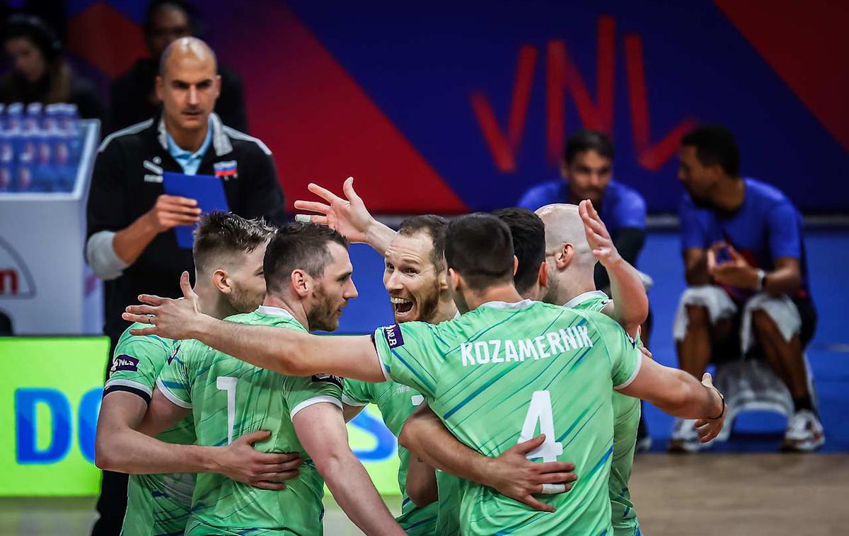 odbojka, ZDA - Slovenija | Slovenija je na tretji tekmi lige narodov zabeležila še tretjo zmago. | Foto VolleyballWorld