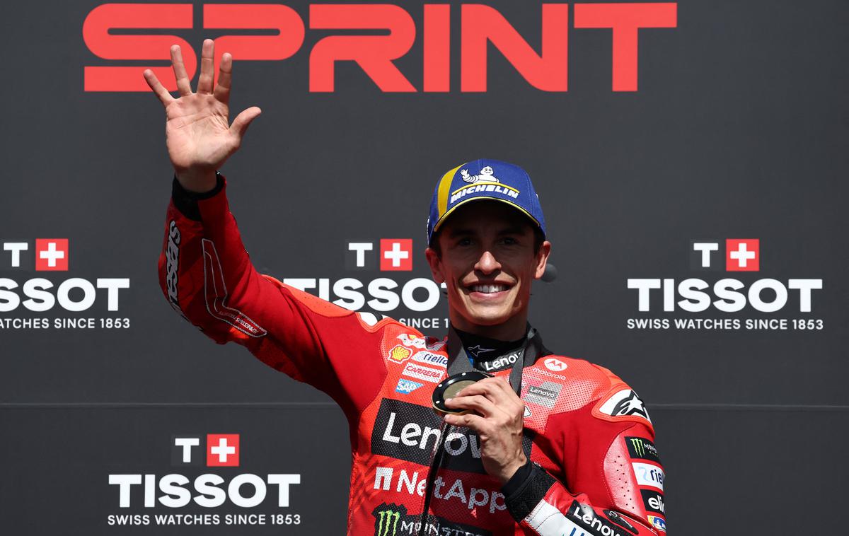 Marc Marquez, Le Mans | Marc Marquez je dobil sprint v Le Mansu. | Foto Reuters