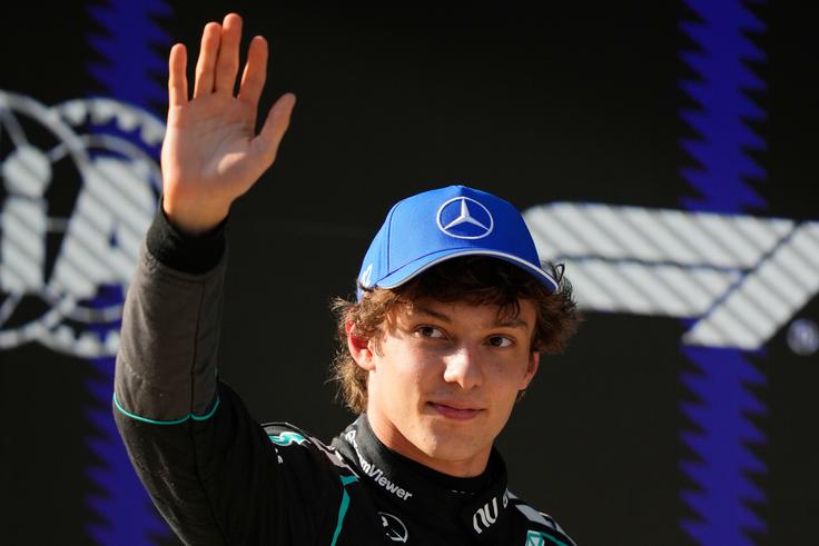 Kimi Antonelli je v Šanghaju dosegel svoj prvi najboljši štartni položaj. To je lani na tej isti stezi uspelo Oscarju Piastriju. | Foto: Guliverimage