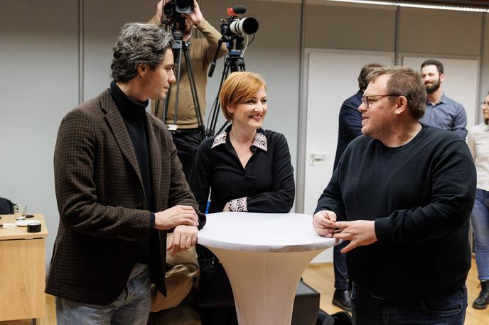 Levica, Asta Vrečko, Luka Mesec, Simon Maljevac | V najmanjši koalicijski stranki so v zadnji fazi priprave kandidatne liste in programa s ključnimi usmeritvami za prihodnost, ki jih bodo predstavili v začetku prihodnjega meseca. | Foto STA