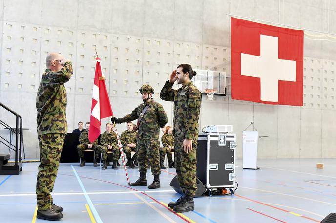Pripadniki švicarske vojske | Pripadniki švicarske vojske. Fotografija je simbolična. | Foto Guliverimage
