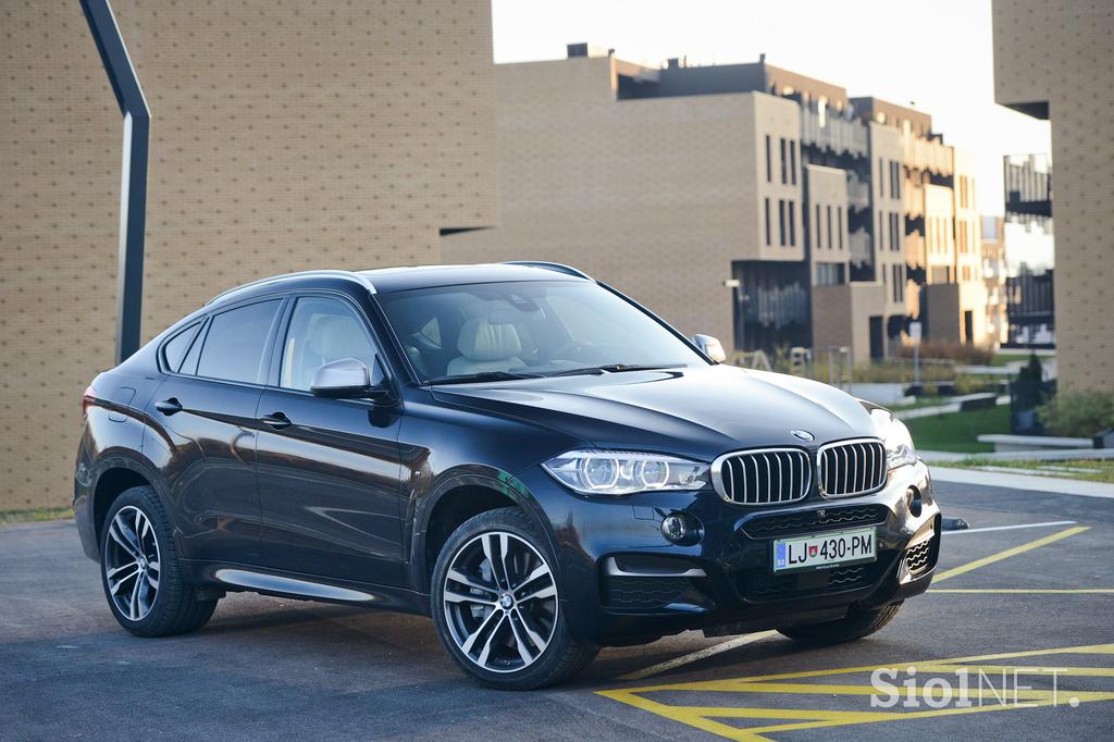 BMW X6 M 50d - fotogalerija testnega vozila