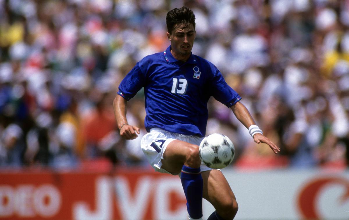 Dino Baggio | Dino Baggio je za italijansko reprezentanco zbral 60 nastopov in dosegel sedem zadetkov. Zaigral je tudi v finalu SP 1994. | Foto Guliverimage