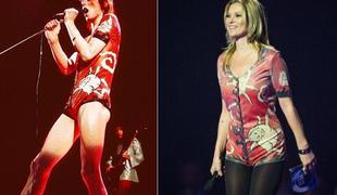 Kate Moss se je oblekla v Davida Bowieja