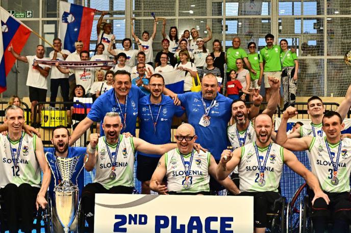 kosarka na vozickih | "Osvojili smo srebrno medaljo, a to je srebro zlatega leska." | Foto Košarkarska Zveza Slovenije