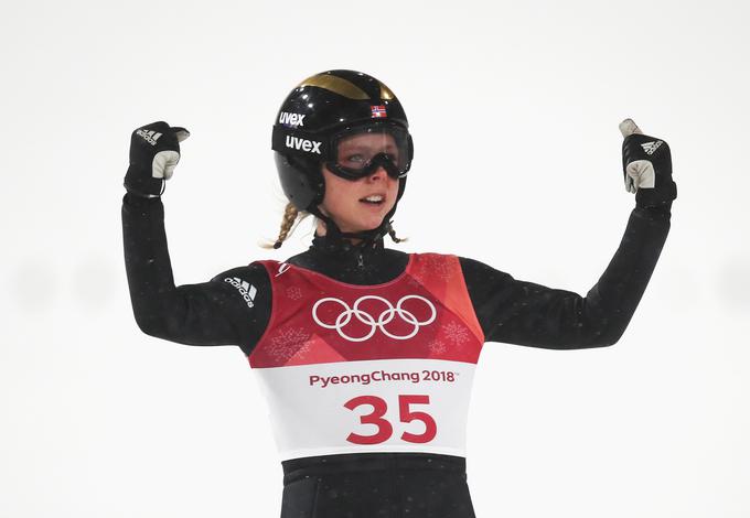 Zlate medalje se je razveselila Norvežanka Maren Lundby. | Foto: Getty Images