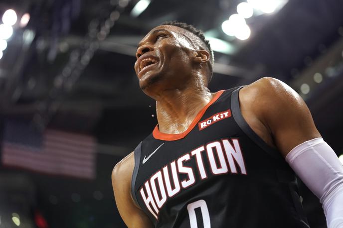Russell Westbrook | Russell Westbrook je na tekmi proti aktualnim prvakom lige NBA, Toronto Raptors, k zmagi prispeval trojni dvojček. | Foto Reuters