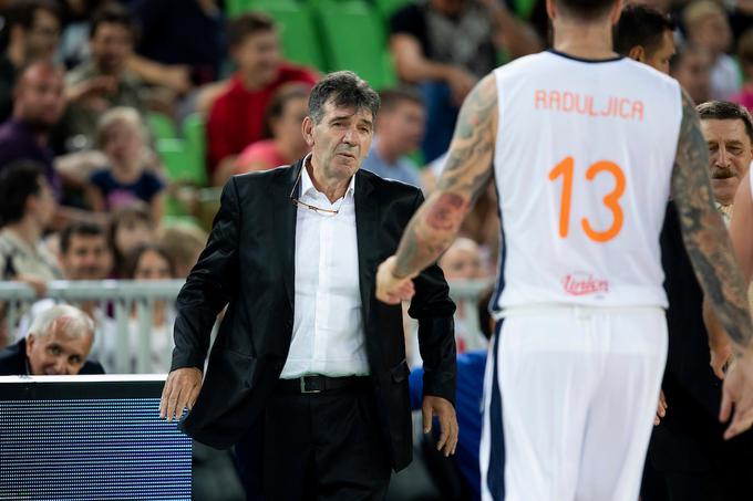 Njegov košarkar v klubu je tudi srbski igralec Miroslav Raduljica. | Foto: Urban Urbanc/Sportida