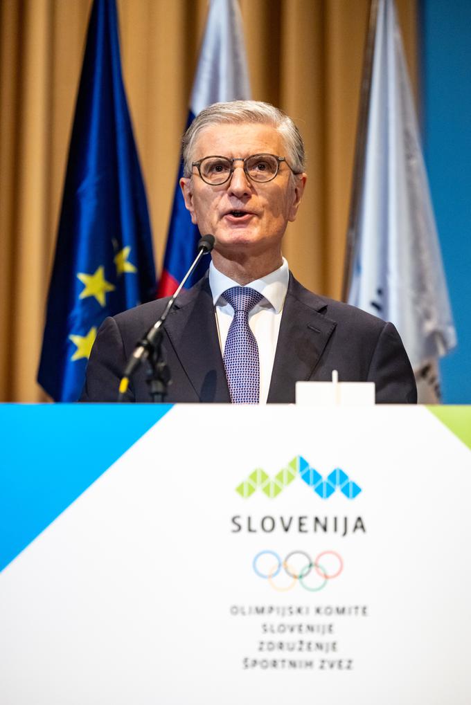 predsednik OKS Franjo Bobinac | Foto: Vid Ponikvar/Sportida