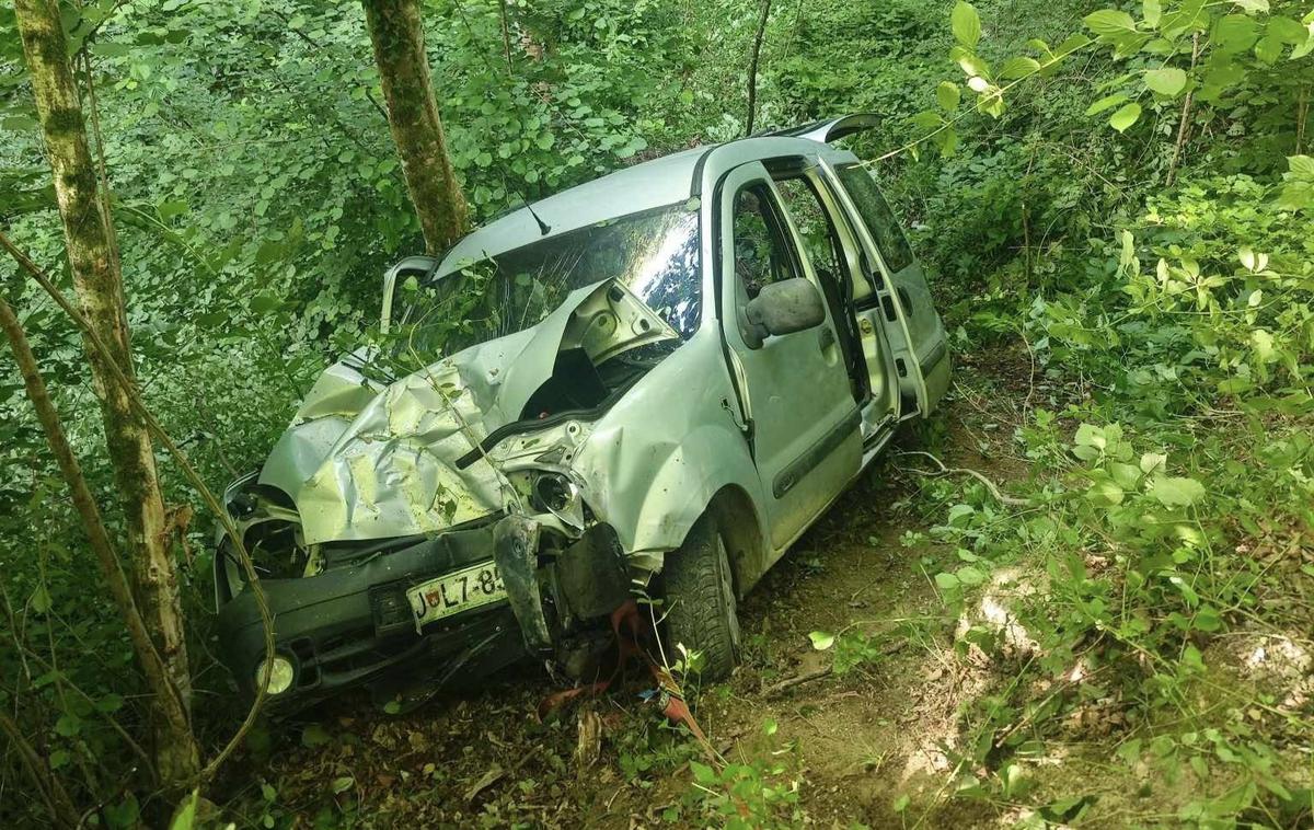 Prometna nesreča | Več informacij o umrli osebi za zdaj ni znanih. | Foto PGD Šentrupert