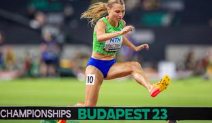 Slovenska atletinja Maruša Mišmaš Zrimšek že pridno trenira