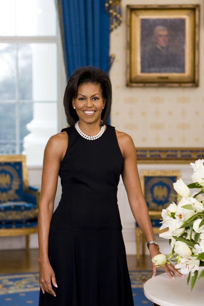 Portret prve dame Michelle Obama med prvim mandatom njenega moža Baracka Obame | Foto: Getty Images