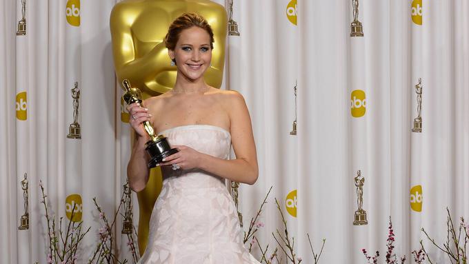 Jennifer Lawrence leta 2013, ko je osvojila oskarja za najboljšo glavno igralko. | Foto: Guliverimage/Imago Lifestyle