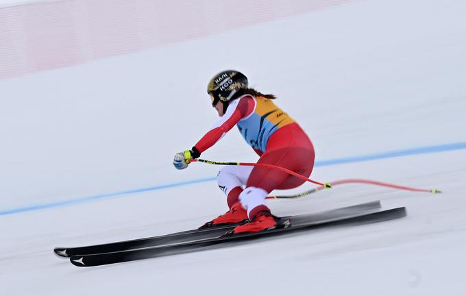 Na prvem treningu je bila najhitrejša Christina Ager. | Foto: Reuters