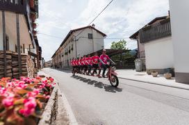 Giro Kobarid priprava na etapo