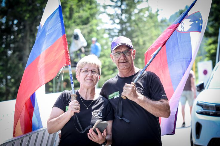 Navijači Golte, Dirka po Sloveniji | Foto: Ana Kovač