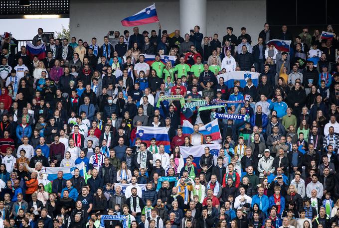 Slovenija Norveška liga narodov navijači | Foto: Vid Ponikvar/Sportida