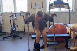 Neumorna Lindsey Vonn že dela prve korake