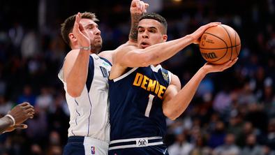 Dallas v Denverju tako slab, da Dončić v zadnji četrtini ni igral