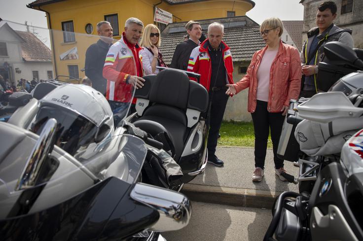 Mirna peč, blagoslov motoristov | Foto: STA
