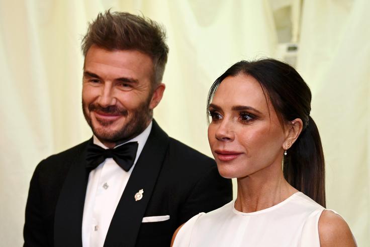 David in Victoria Beckham sta poročena že skoraj 26 let ter veljata za enega najbolj priljubljenih slavnih parov v Veliki Britaniji in tudi v svetu. | Foto: Guliverimage