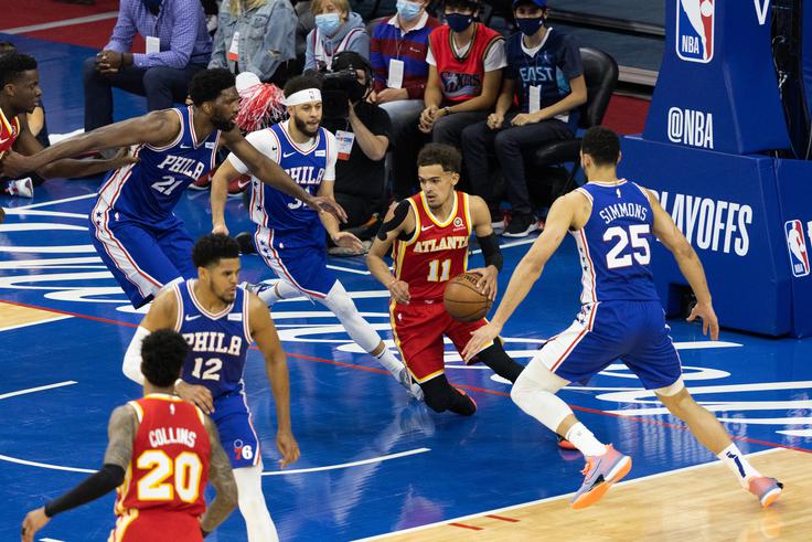 Trae Young je ponovno blestel in bil najboljši strelec Atlante. | Foto: Guliverimage/Vladimir Fedorenko
