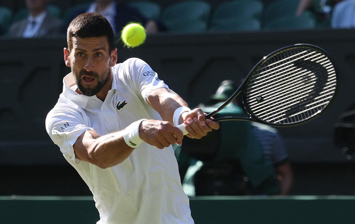 Novak Đoković | Novak Đoković se meri z Jannikom Sinnerjem. | Foto Reuters