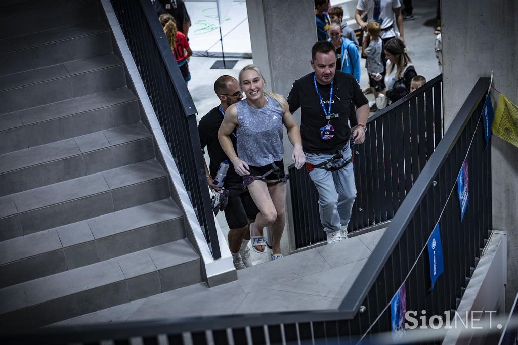 Janja Garnbret Plezalni center Slovenska Bistrica