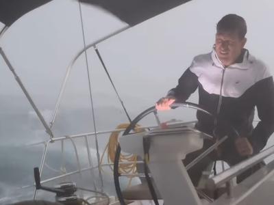 Drama na morju: družino Culiberg med plovbo po hrvaški obali ujelo hudo neurje