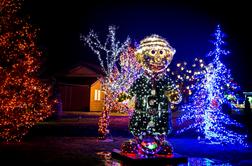 Na posesti Salajevih letos božično čarovnijo ustvarjajo štirje milijoni lučk