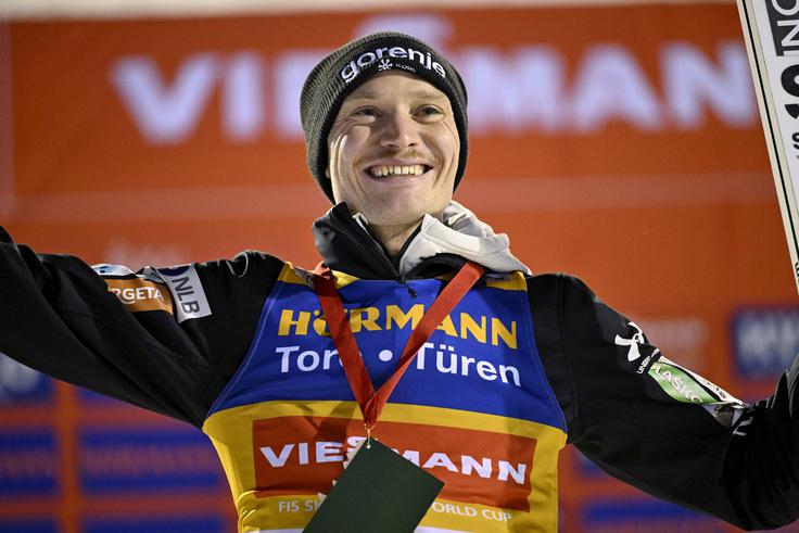 Anže Lanišek je znova zablestel. | Foto: Guliverimage