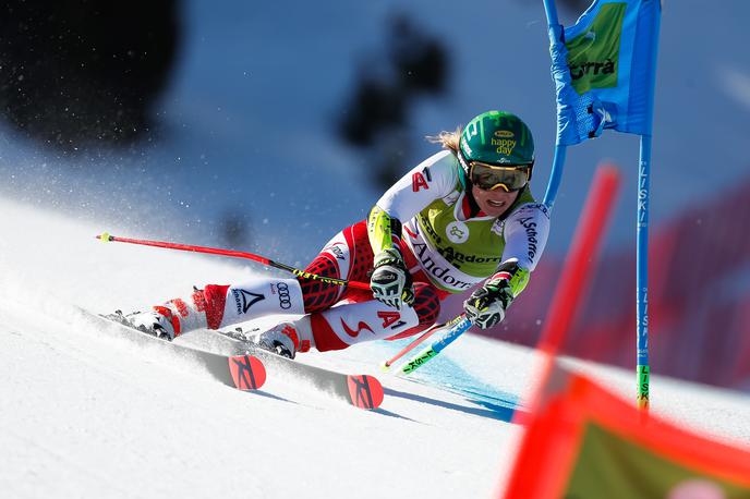 Katharina Liensberger | Zadnjo slalomsko sezono je zaključila na sedmem mestu, v veleslalomu pa je bila dvanajsta. | Foto Getty Images