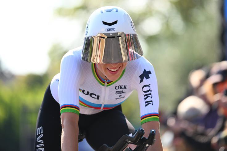 Marlen Reusser je izenačila rekord Nizozemke Ellen van Dijk. | Foto: Guliverimage