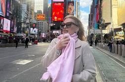 Kako je Helena Blagne z elegantno kombinacijo navdušila ulice New Yorka?