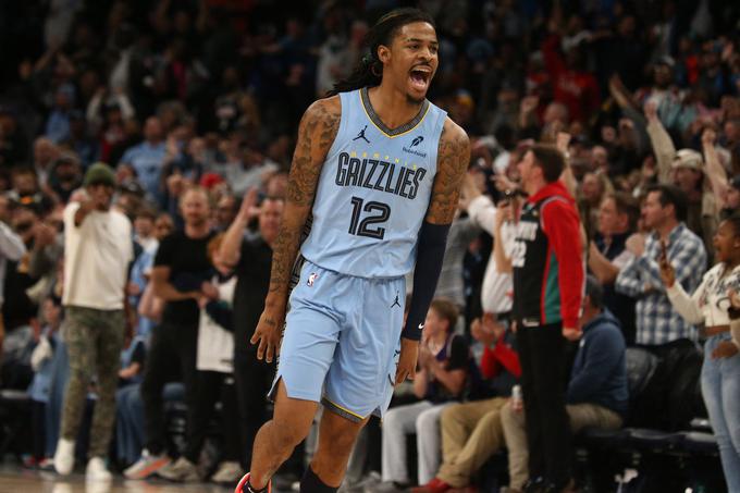 Ja Morant je v Memphisu izsilil podaljšek, v tem pa so Grizzlies le strli Phoenix Sunsn. | Foto: Reuters