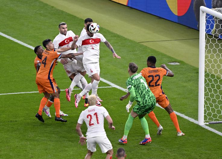 Turki so povedli v 35. minuti. | Foto: Reuters
