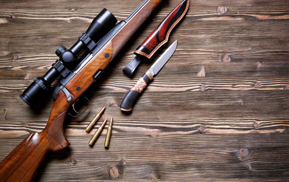 Orožje, puška, pištola | Najpogostejša vrsta orožja v zasebni lasti v Sloveniji je lovska puška.  | Foto Shutterstock