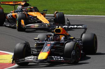 Zvit načrt, da je Verstappen na šprintu premagal McLarna