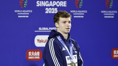 Marchand po svetovnem rekordu še do naslova na 200 m mešano