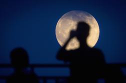 V ZDA danes še posebej velika polna luna (foto)
