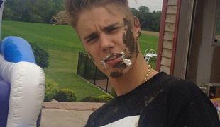 Justin Bieber umazan od torte
