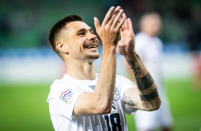 Sikošek je postal standardni slovenski reprezentant. Za izbrano vrsto je zbral 11 nastopov. | Foto: Vid Ponikvar/Sportida
