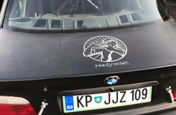 Slovenski BMW: registrska oznaka ima zanimiv pomen