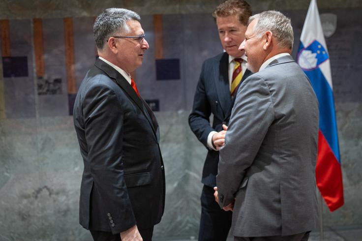Franc Breznik, Gideon Sar, Srečko Ocvirk | Foto: STA