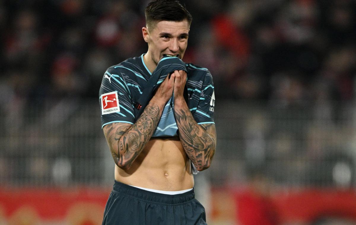 Benjamin Šeško | Benjamin Šeško je z 12 goli deveti strelec prve nemške bundeslige. | Foto Reuters