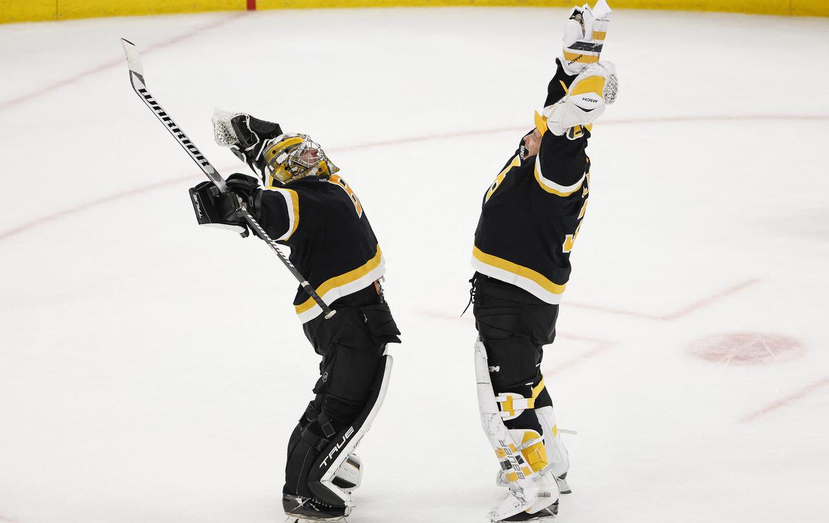 Boston Bruins | Boston Bruins imajo sedem zmag in en poraz. | Foto Reuters